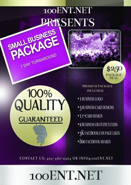 SMALL BUSINESS PACKAGES AVAIL./CUSTOMIZABLE